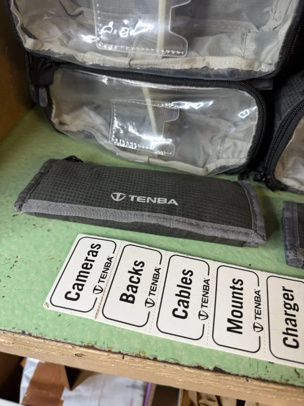 Tenba Tools Organizer Lot - 4 Clear Pouches, 1 Battery Wallet, 1 Media Wallet